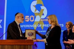 Rabbi Hauer & Stephanie Hallett